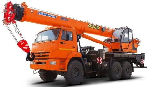 Автокран 25 т 28 м - Клинцы КС-55713-6К-3 в аренду с оператором