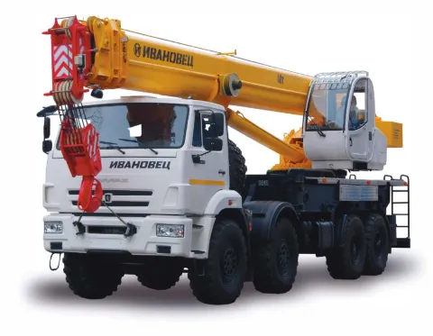 Автокран 40 т 30 м - Ивановец КС 65740-7 в аренду с оператором