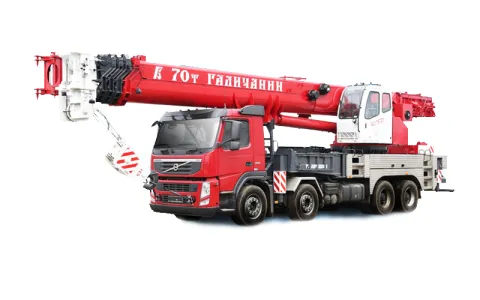 Автокран 70 т 42 м «Галичанин» КС-75721 H&H в аренду с оператором