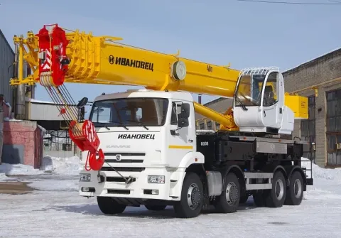 Автокран Ивановец КС-65740-8 в аренду с оператором