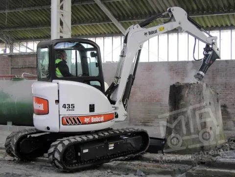 Bobcat 435 s gidromolotom в аренду с оператором