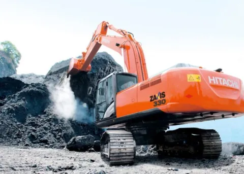 Гусеничный экскаватор JCB JS 205NLC с гидромолотом