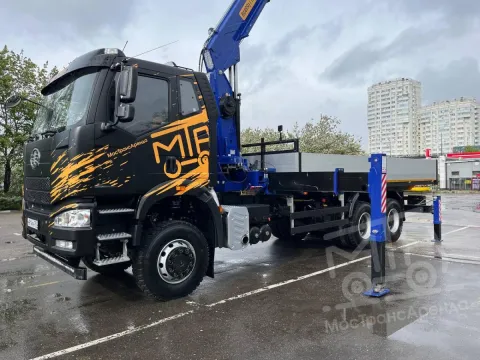 Манипулятор FAW J6, стрела 8 т, борт 27 т — FAW J6 HIAB 190TM-6