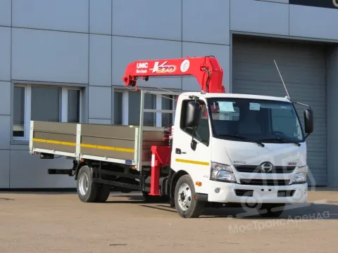 Манипулятор Hino 300, стрела 3 т, борт 5 т