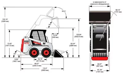 Мини-погрузчик Bobcat S100