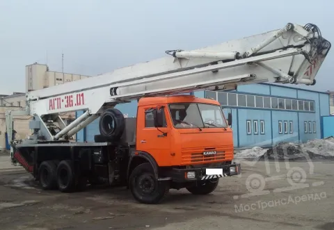 Автовышка 36 м в аренду с оператором