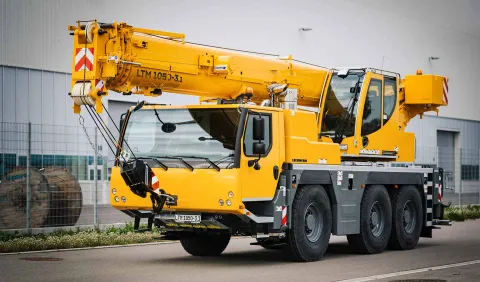 Автокран Liebherr LTM 1050-3.1 50 т в аренду с оператором
