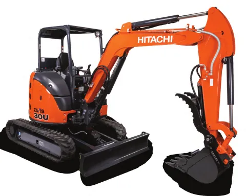 Мини-экскаватор Hitachi ZX30 в аренду с оператором