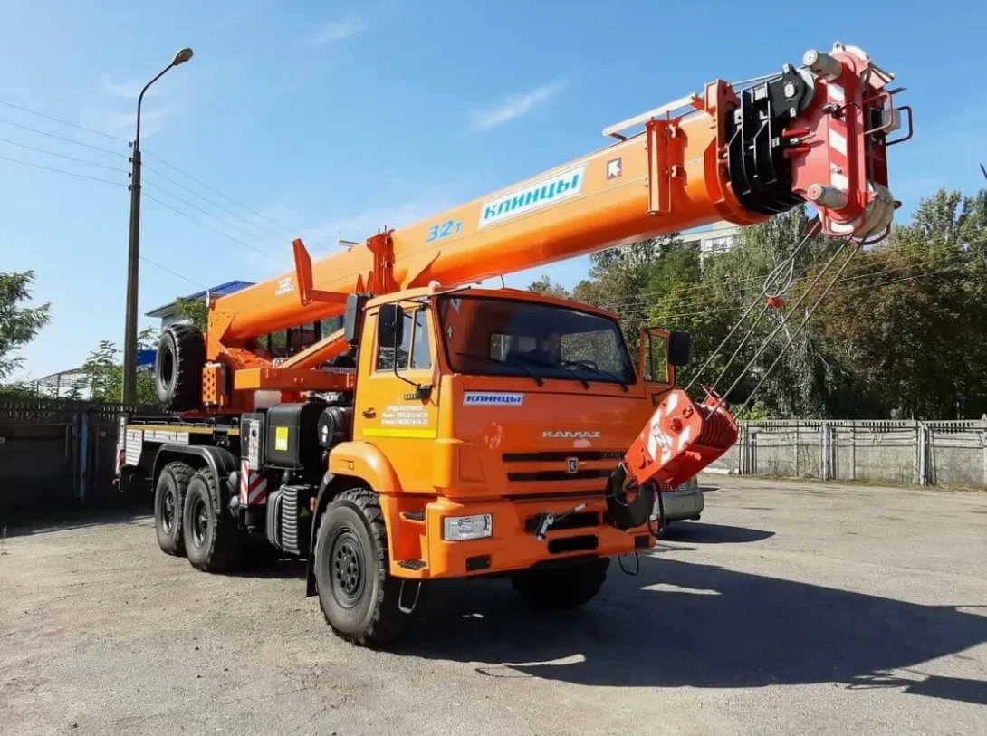 Аренда автокрана Клинцы 32 т в Москве