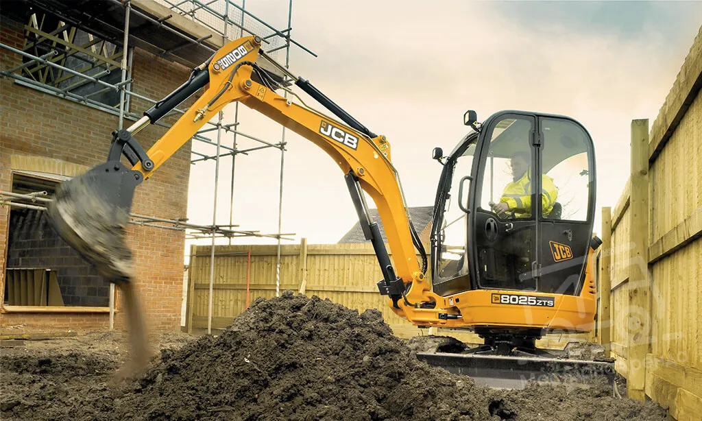 Аренда мини-экскаватора JCB 8025 ZTS в Москве