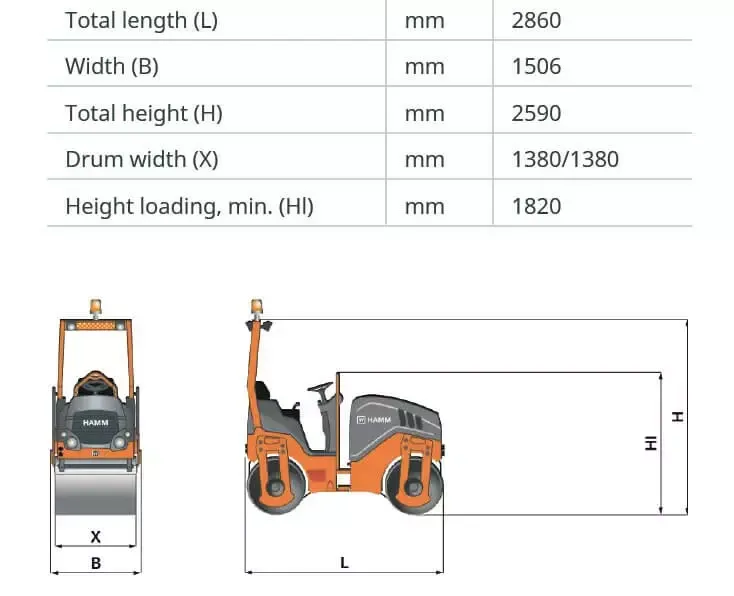Аренда катка Hamm HD 14 VV в Москве