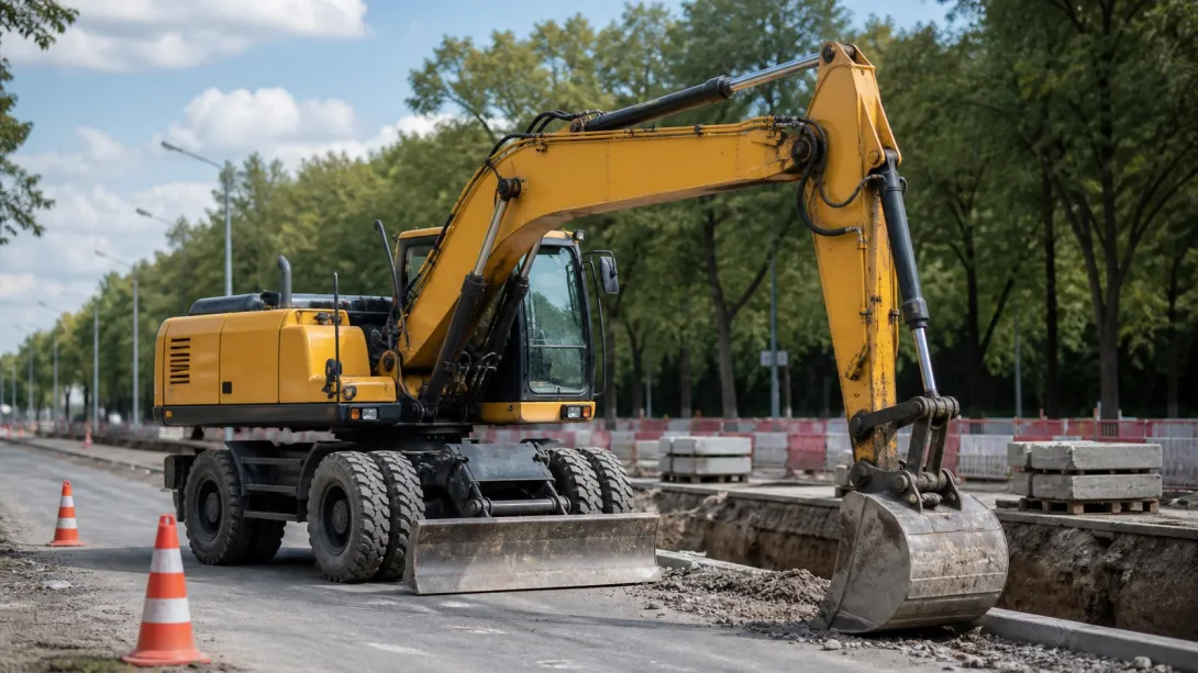 Аренда мини-экскаватора Volvo EW60C в Москве