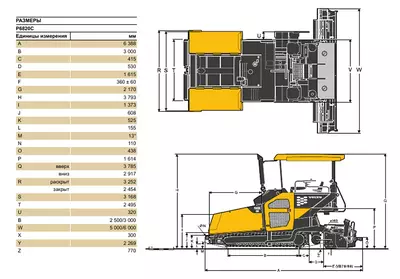 Асфальтоукладчик Volvo ABG P6820C в аренду с оператором