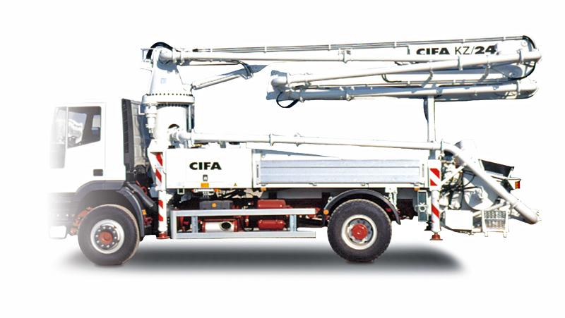 Автобетононасос 24 м CIFA KZR-24 в аренду с оператором