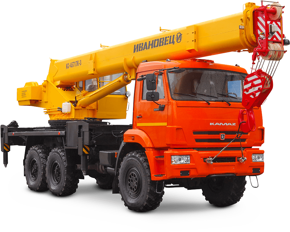 Автокран 25 т 21 м - Ивановец КС 45717К-3 в аренду с оператором