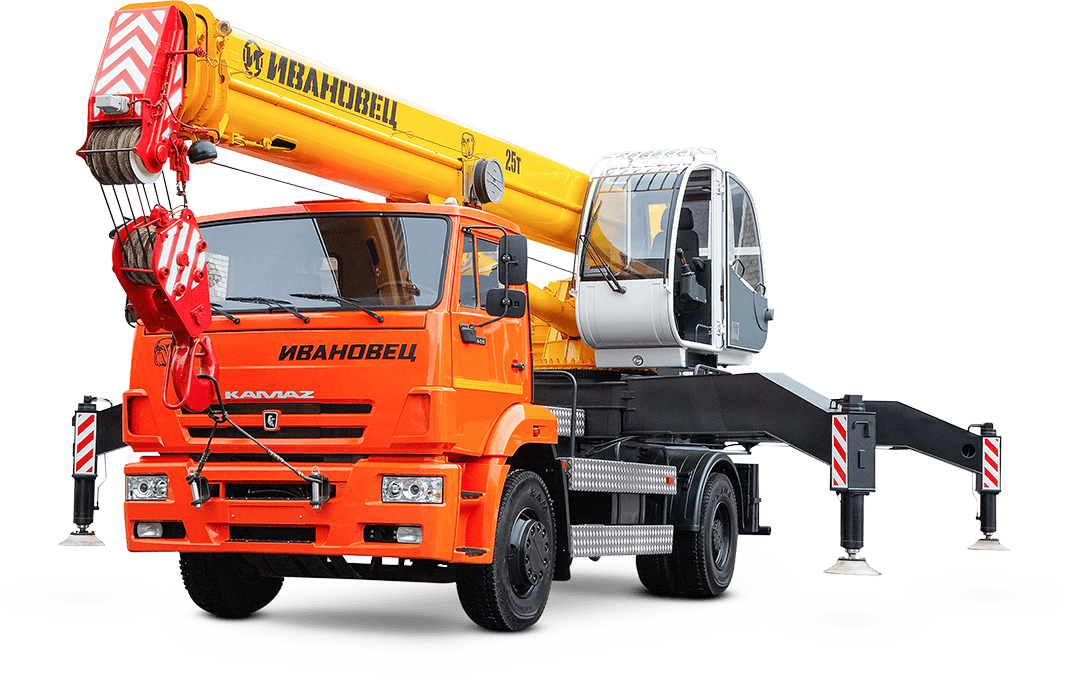 Автокран 25 т 21 м - Ивановец КС 55744 в аренду с оператором