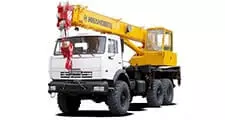Автокран 16 тонн в аренду с оператором