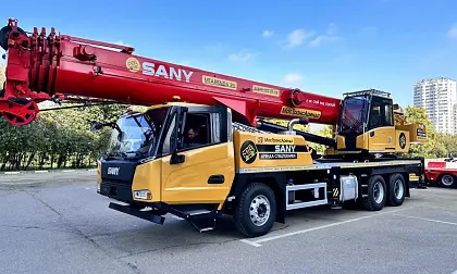Автокран 32 тонны в аренду с оператором