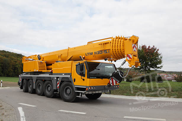 Автокран Liebherr LTM 1130 - 130 тонн в аренду с оператором
