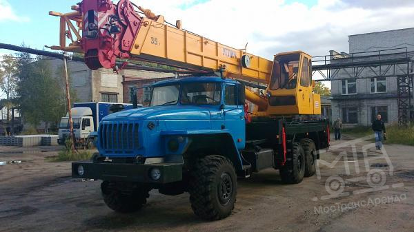 Автокран Углич - 35 тонн Вездеход в аренду с оператором