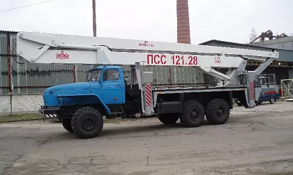 Автовышка 28 метров в аренду с оператором