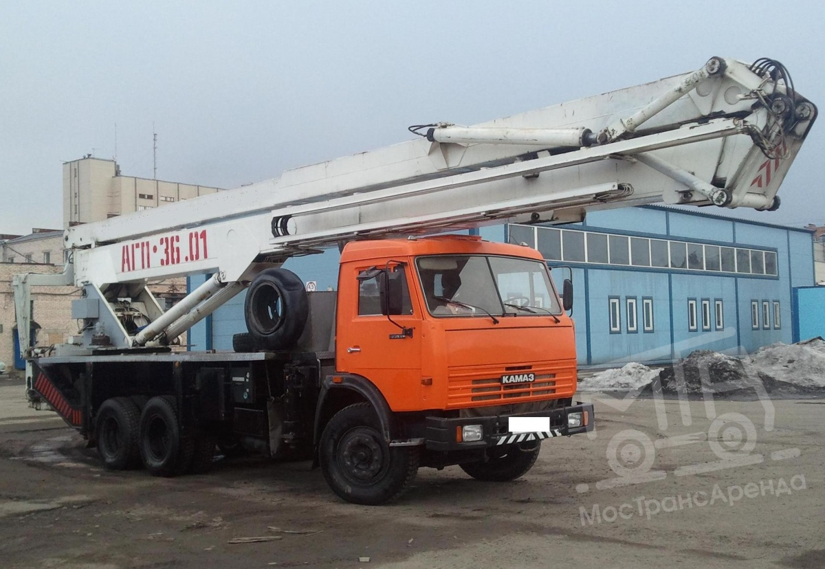 Автовышка АГП-36 — 36 метров в аренду с оператором