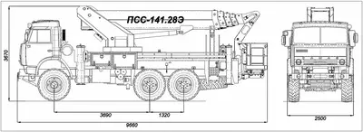 Автовышка PSS 141 28E в аренду с оператором
