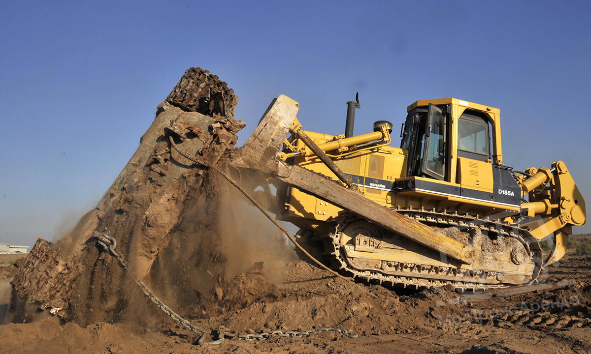 Бульдозер Komatsu d155a в аренду с оператором