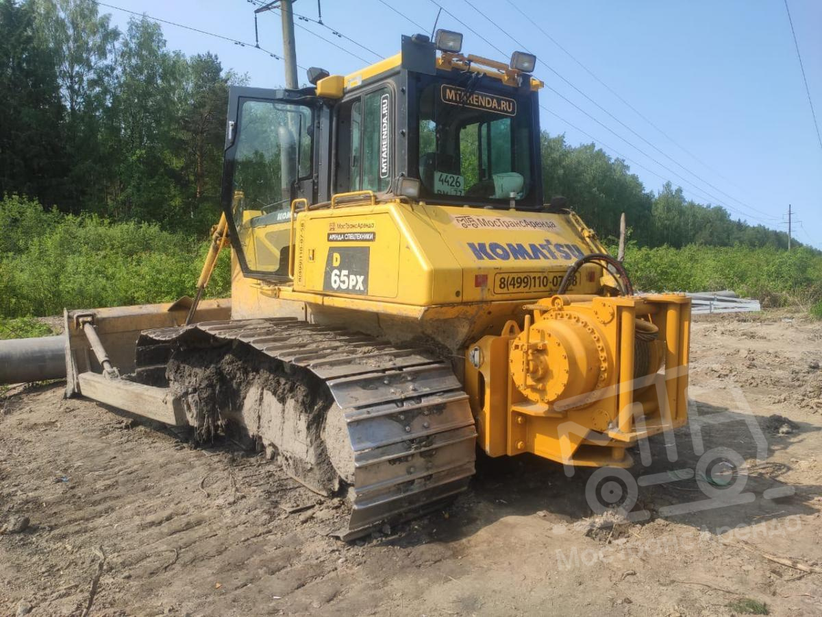 Бульдозер Komatsu d65px 16 s lebedkoy в аренду с оператором