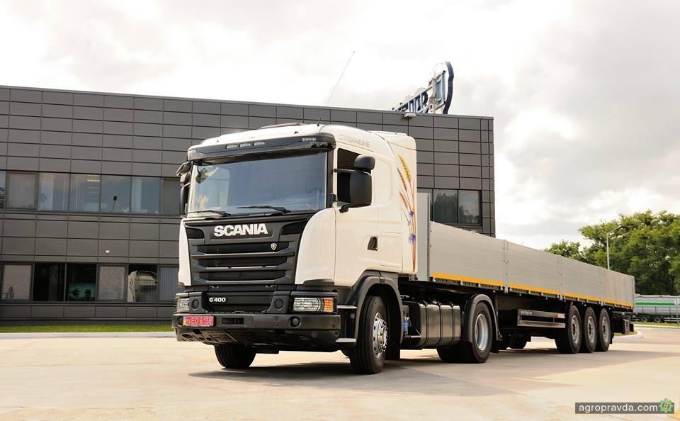 Длинномер Scania 13,6 метров в аренду с оператором