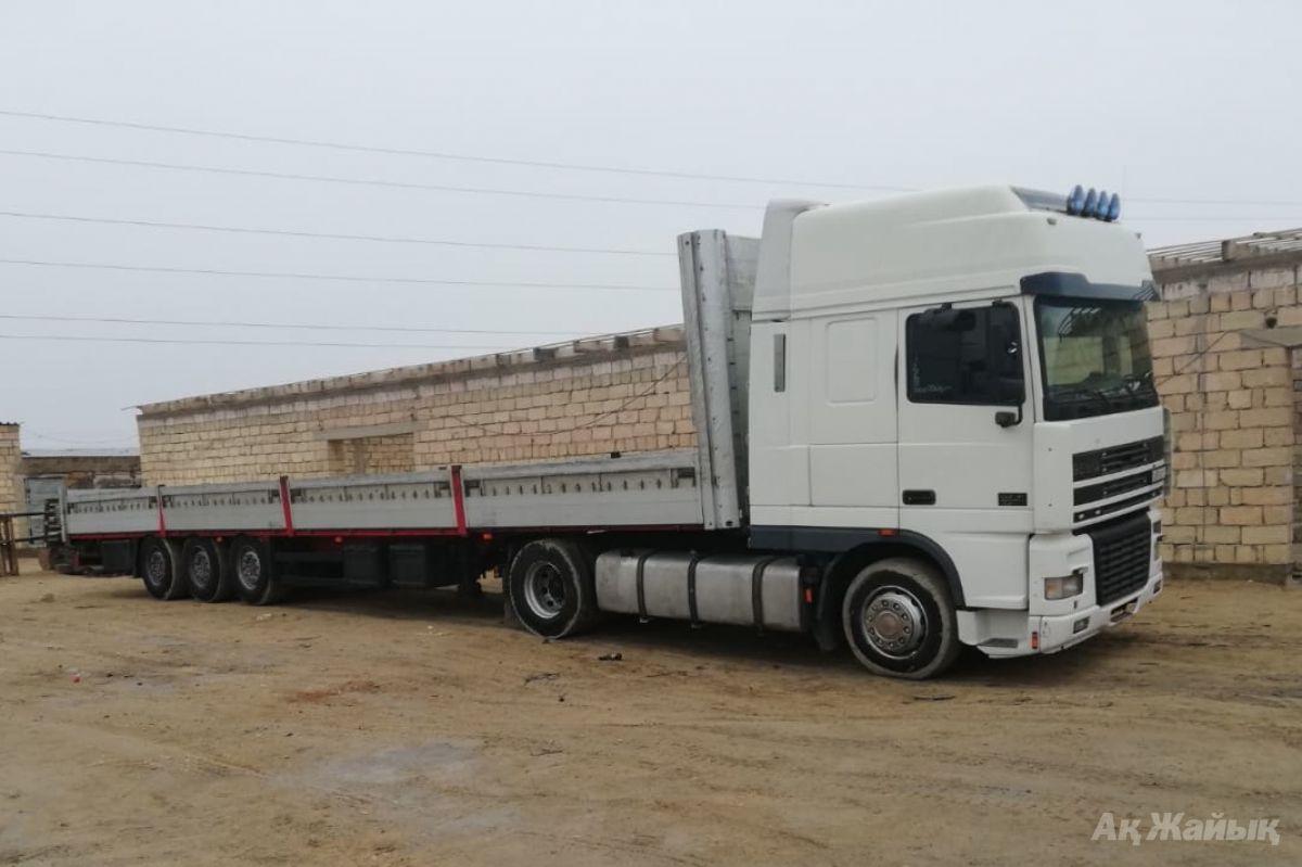 Длинномер Шаланды DAF 17 метров в аренду с оператором