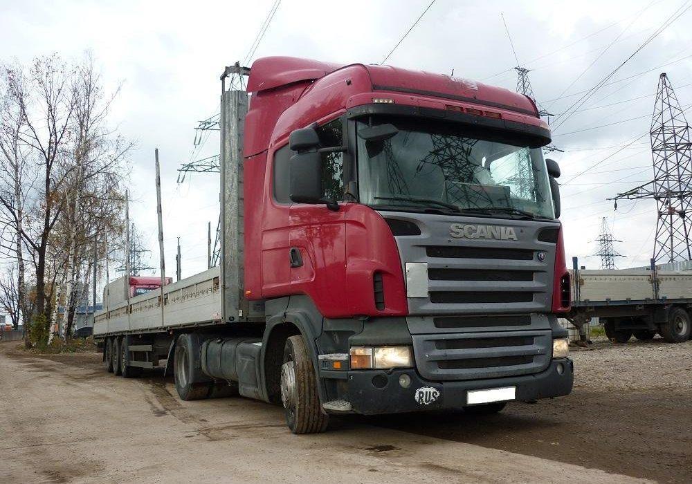 Длинномер Scania 17 метров в аренду с оператором