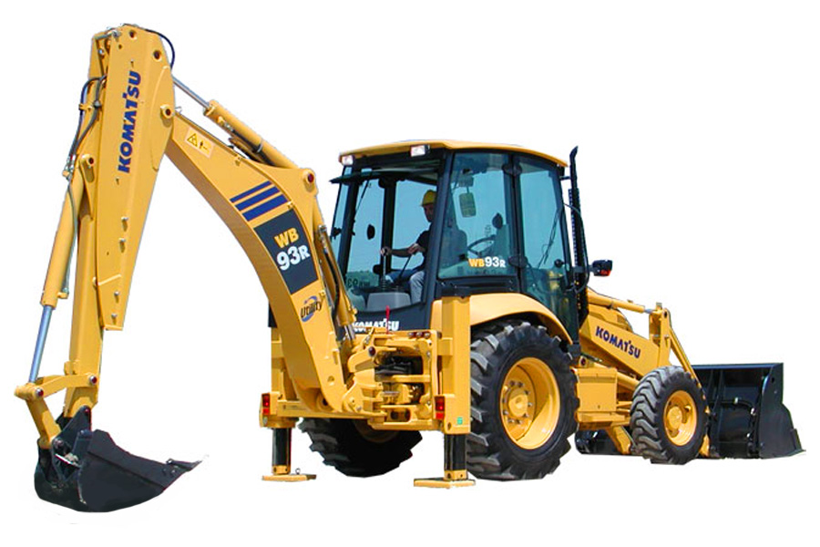 Экскаватор-погрузчик Komatsu WB93R 5EO в аренду с оператором