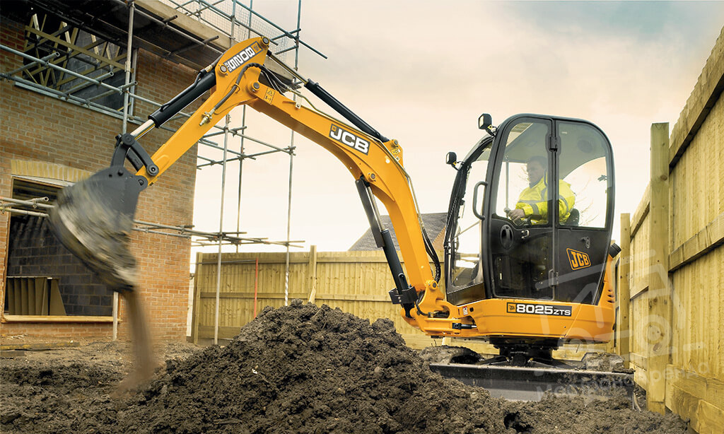 Мини-экскаватор JCB 8025 ZTS в аренду с оператором