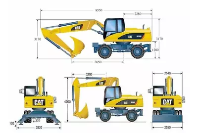 Экскаватор CATERPILLAR M315D в аренду с оператором