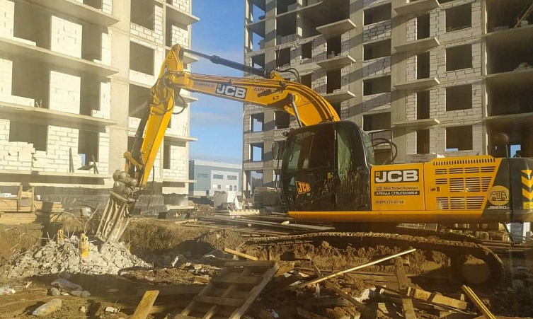 Гидромолота 1,4 тонны на базе экскаватора 20 тонн в аренду с оператором