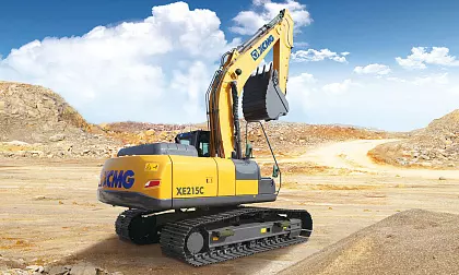 Гусеничный экскаватор XCMG в аренду с оператором