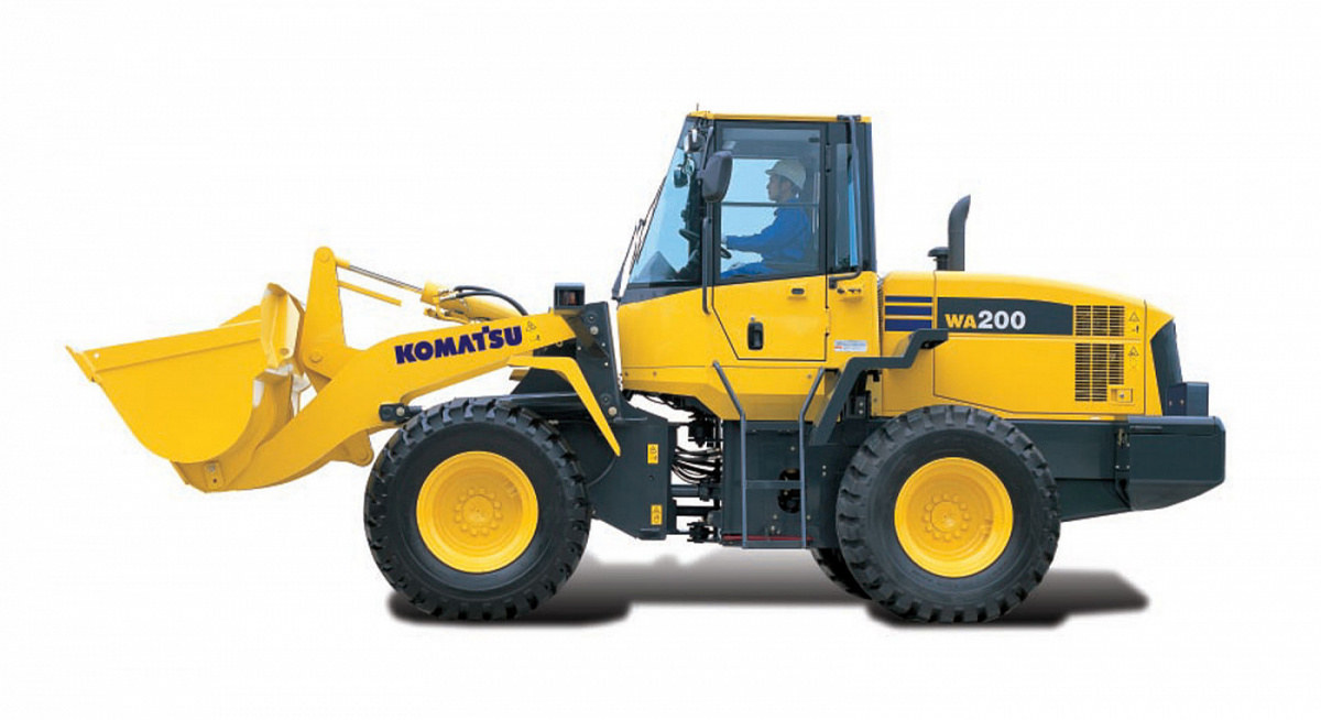 Фронтальный погрузчик Komatsu WA200-5 в аренду с оператором