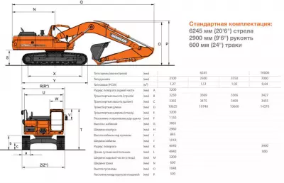 Гусеничный экскаватор DOOSAN DX300LC в аренду с оператором