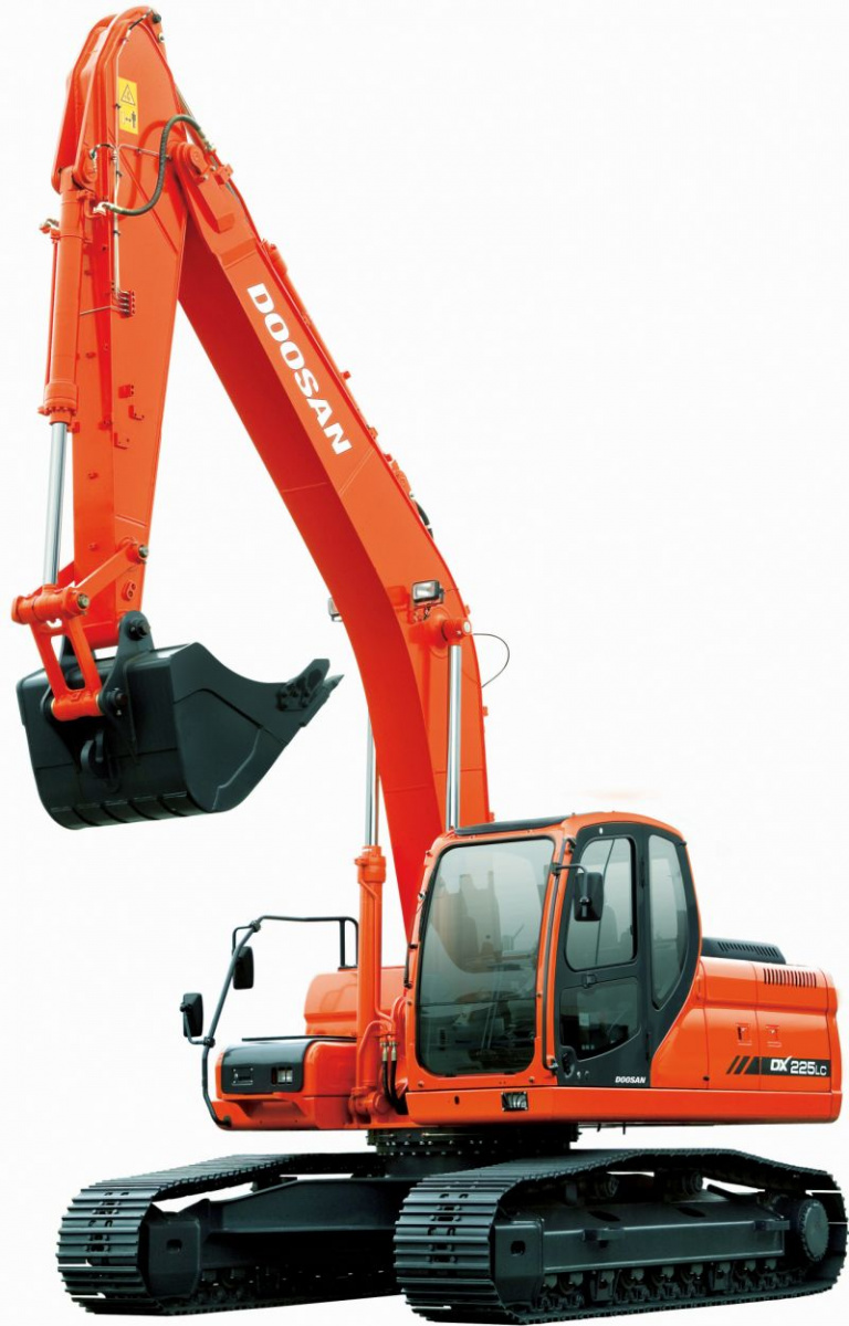 Гусеничный экскаватор DOOSAN DX225LCA в аренду с оператором