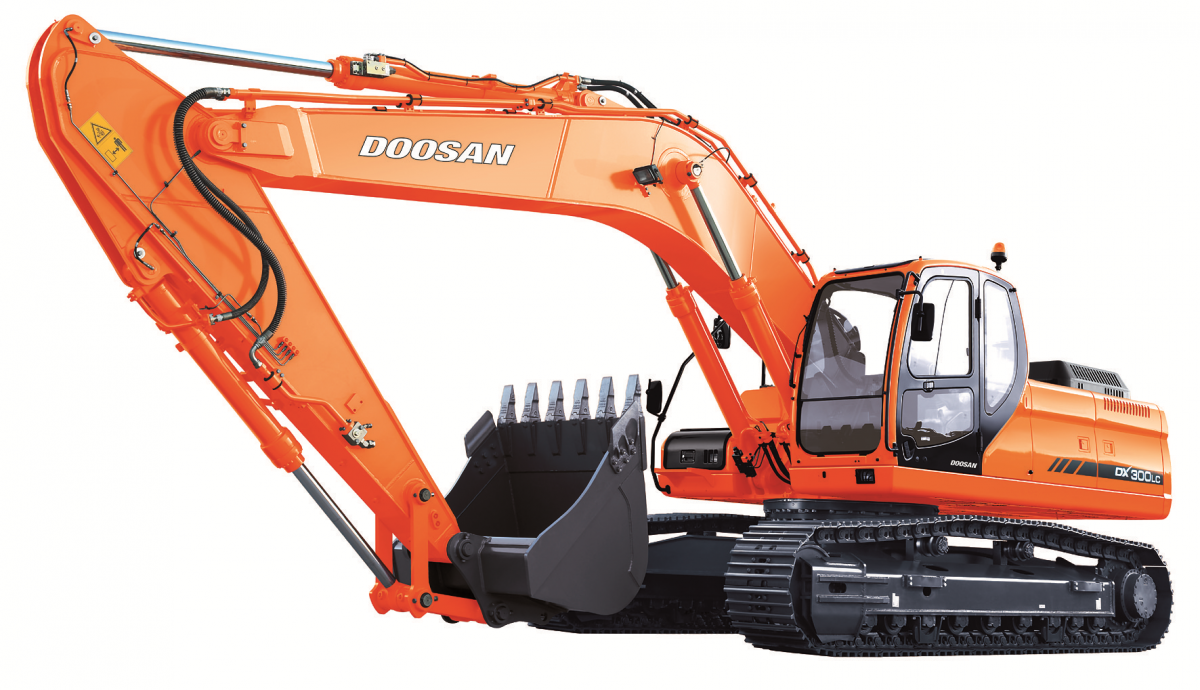 Гусеничный экскаватор DOOSAN DX300LCA в аренду с оператором