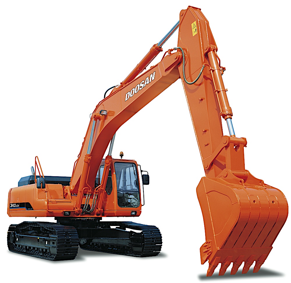 Гусеничный экскаватор DOOSAN DX340LCA в аренду с оператором