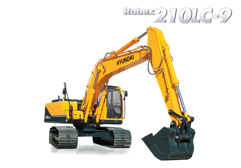 Гусеничный экскаватор Hyundai R210NLC-9 в аренду с оператором