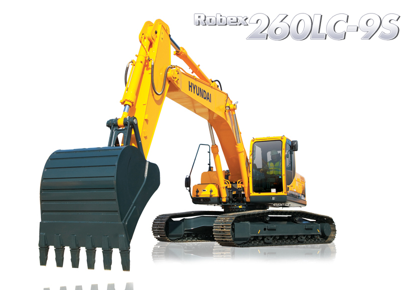 Гусеничный экскаватор Hyundai R260LC-9S в аренду с оператором