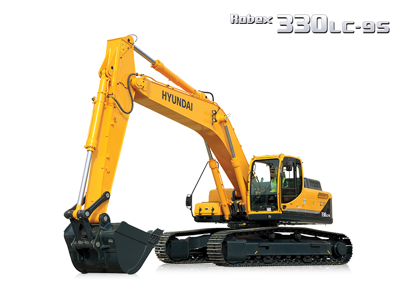 Гусеничный экскаватор Hyundai R330LC-9S в аренду с оператором