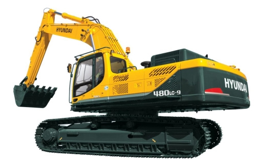 Гусеничный экскаватор Hyundai R480LC-9S в аренду с оператором