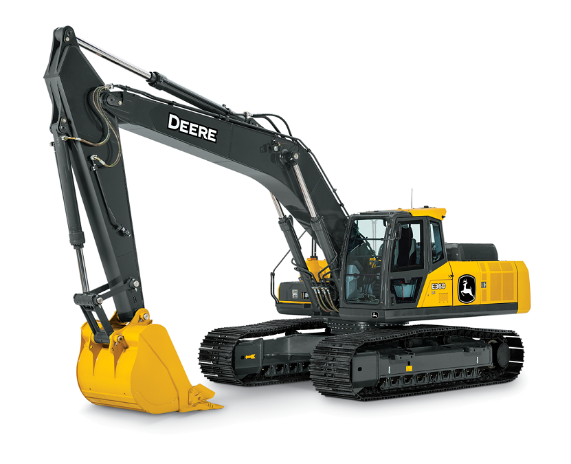 Гусеничный экскаватор John Deere E360LC в аренду с оператором