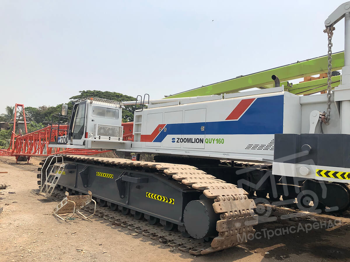 Гусеничного крана Zoomlion QUY 160 в аренду с оператором