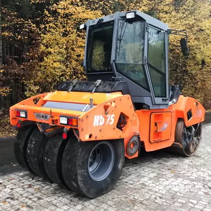 Дорожный каток HAMM HD 75K в аренду с оператором