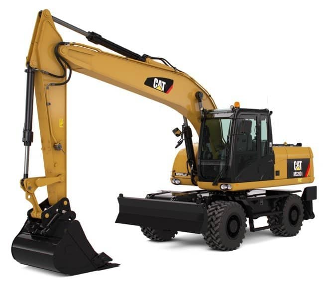 Колесный экскаватор Caterpillar M320D2 в аренду с оператором